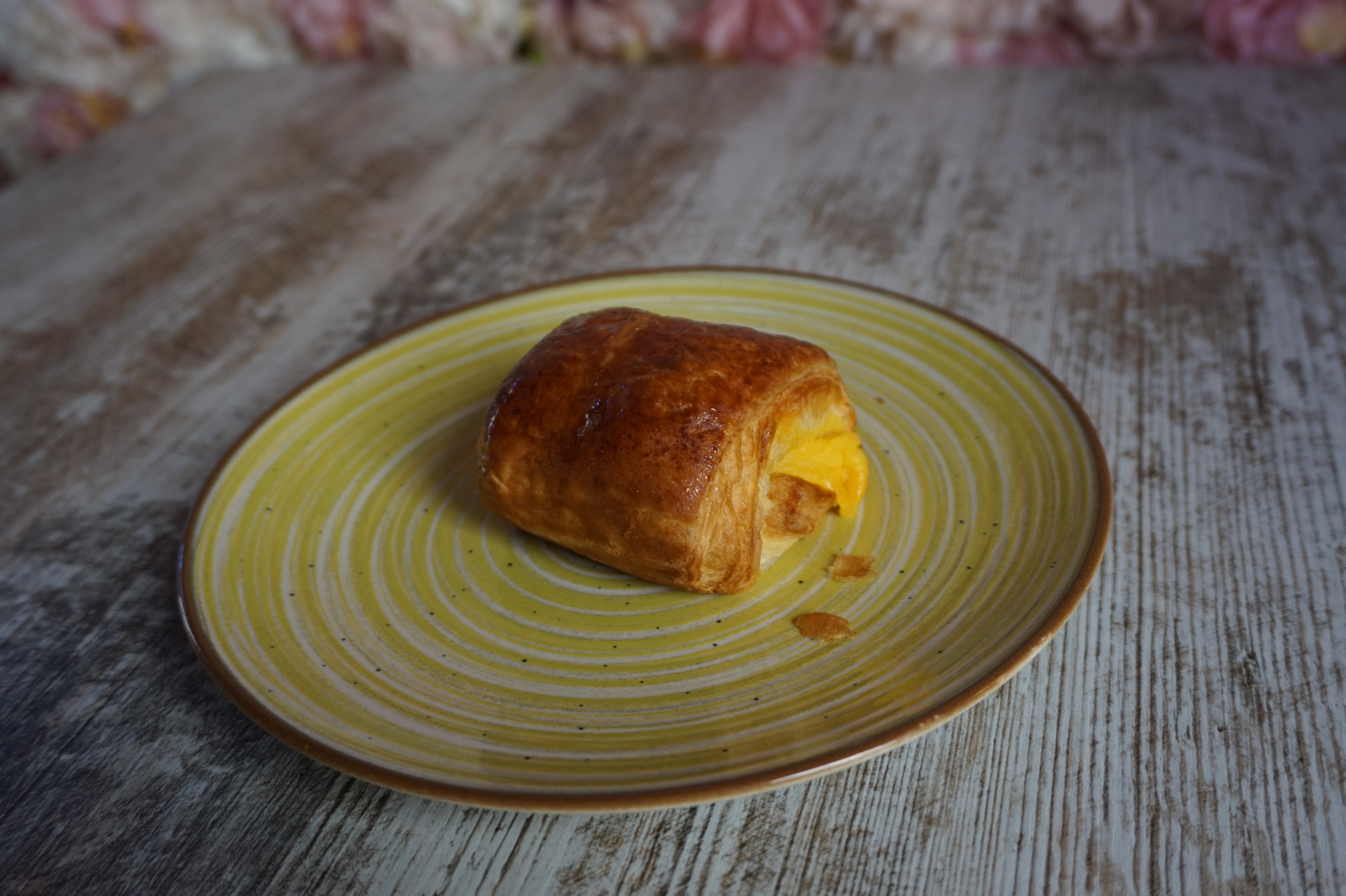 Mini napolitana de crema